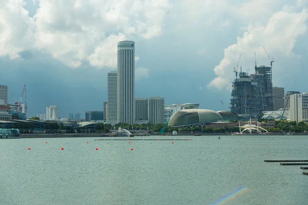 Edifícios em Singapore skyline — Fotografia de Stock
