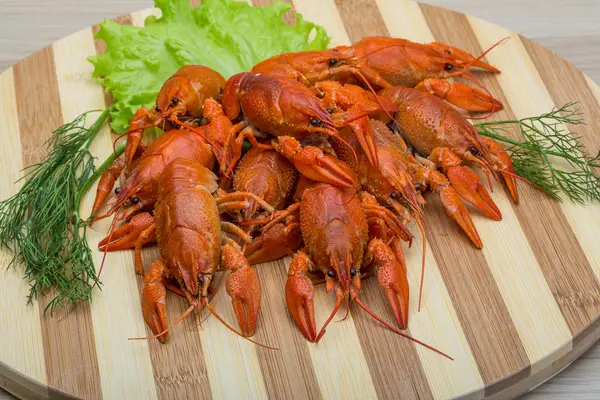 Boiled crayfish — Stock Photo, Image