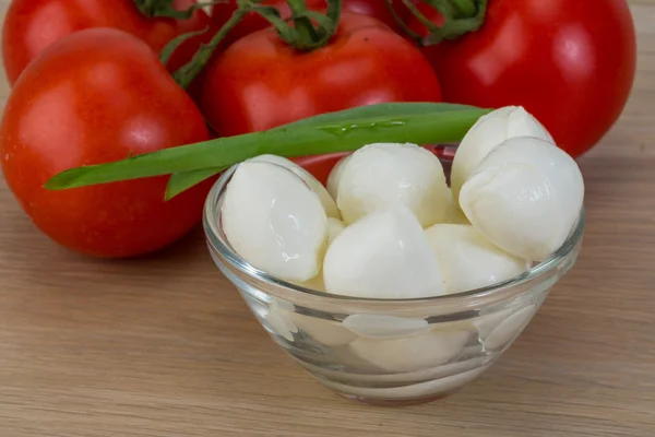 Kulki sera mozzarella — Zdjęcie stockowe