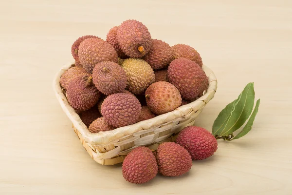 Tropisk frukt - lychee — Stockfoto