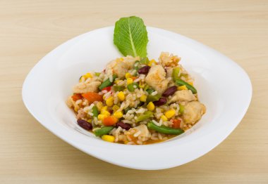 Meksika pirinç karışımı