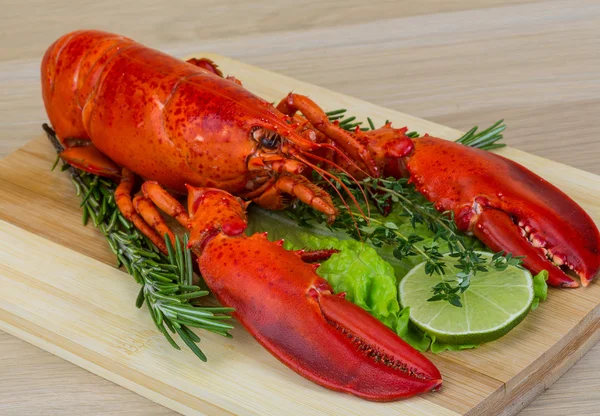 Vörös főtt homár — Stock Fotó