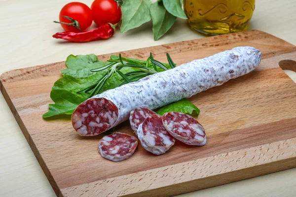 Salsiccia spagnola - fuet — Foto Stock