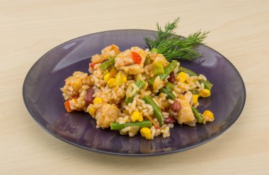 Meksika pirinç karışımı