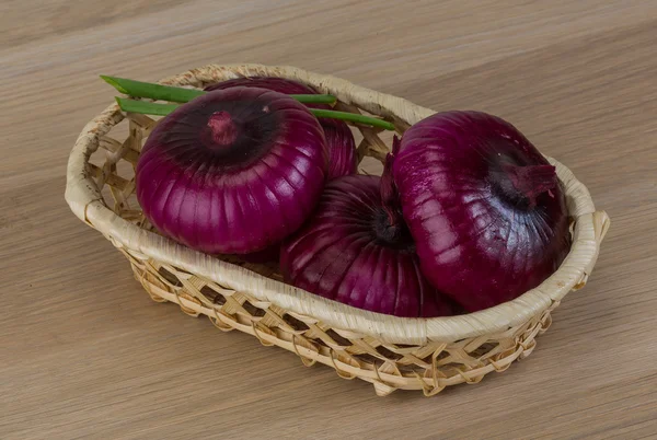Violet onion — Stock Photo, Image