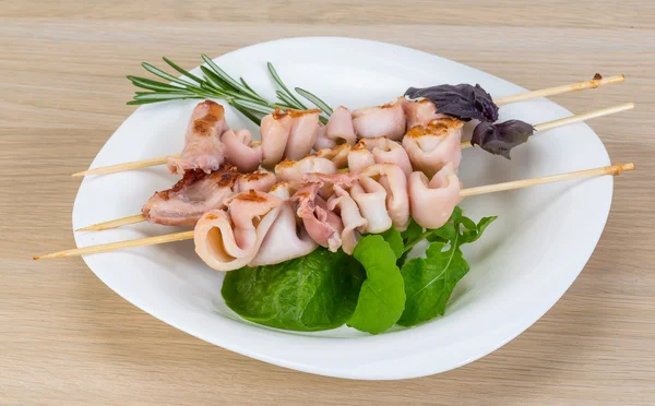 Grillad bläckfisk — Stockfoto