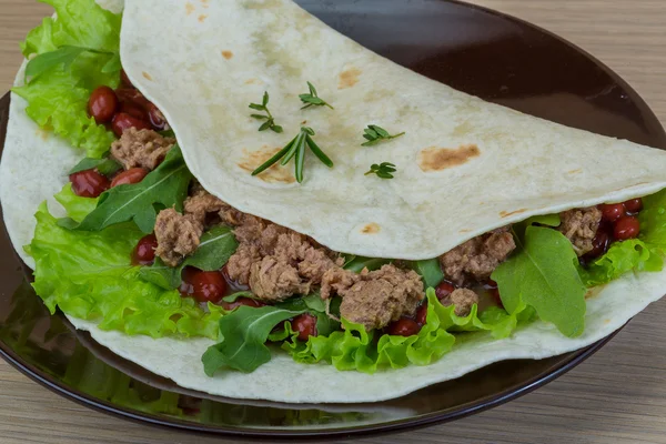 Burrito Ordförande — Stockfoto