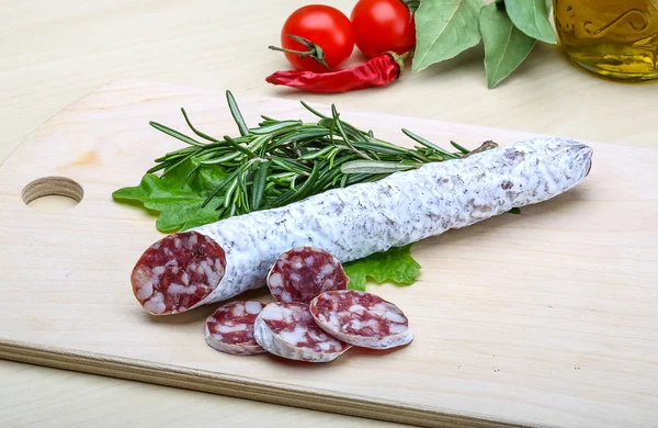 Saucisse espagnole - fuet — Photo