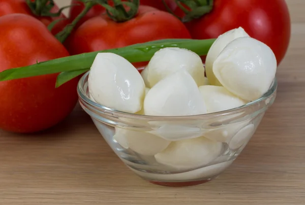 Bolas de queso Mozzarella — Foto de Stock