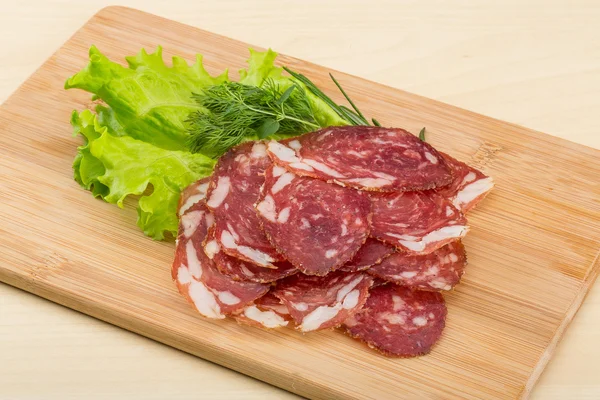 Salami tranché — Photo