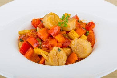 ızgara tarak salatası