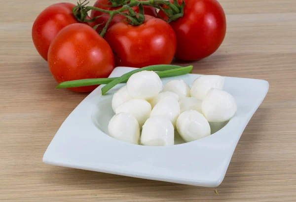 Kulki sera mozzarella — Zdjęcie stockowe