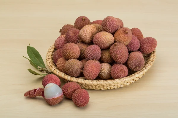 Tropisk frukt - lychee — Stockfoto