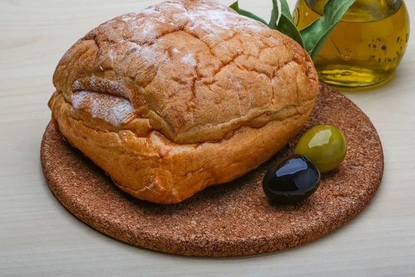 Pão de Ciabatta — Fotografia de Stock