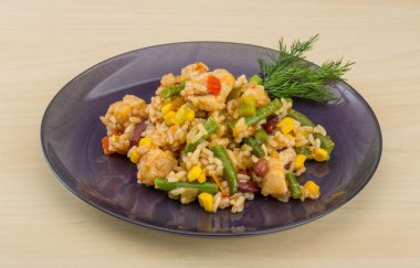 Meksika pirinç karışımı