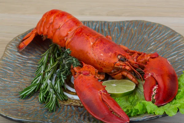 Red boiled lobster — Stock Photo, Image