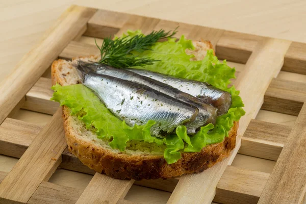 Anchovy tapas — Stock Photo, Image