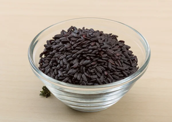 Schwarzer Reis — Stockfoto