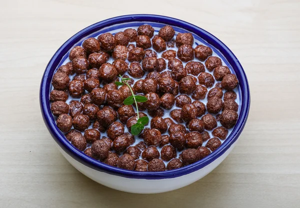 Bolas de cereales de chocolate — Foto de Stock