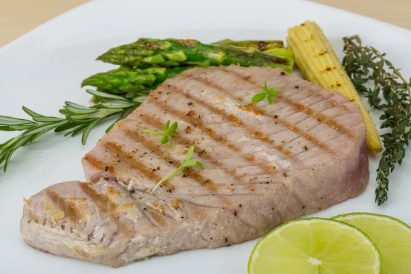 Grilled Tuna steak — Stock Photo, Image