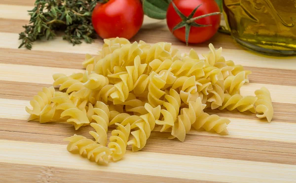 원시 fusilli 파스타 — 스톡 사진