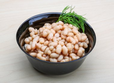 Beyaz fasulye konserve