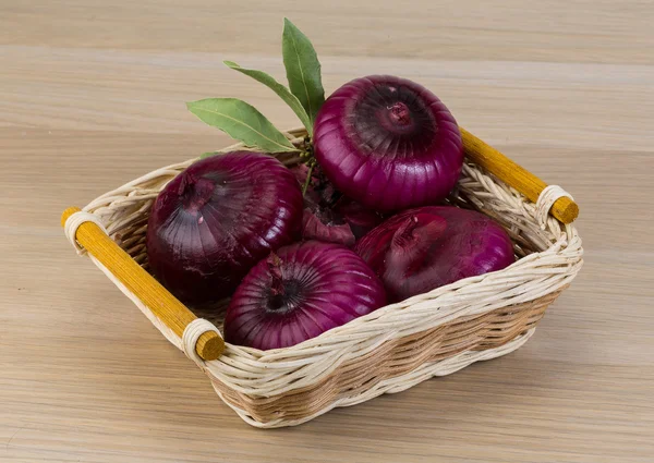 Violet onion — Stock Photo, Image