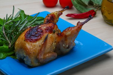 kavrulmuş bıldırcın