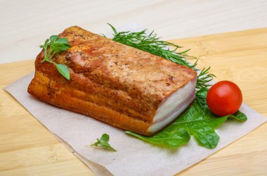 pişmemiş domuz pastırması