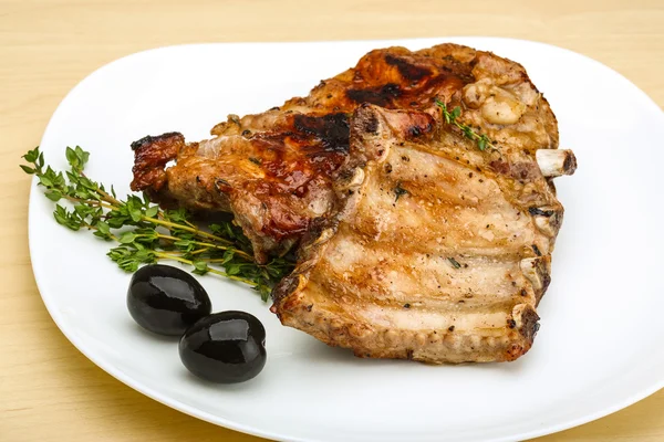 Schweinebraten — Stockfoto