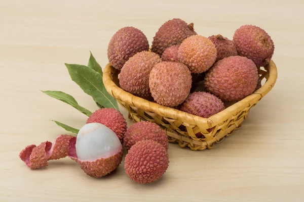 Frutas tropicales - lichi — Foto de Stock