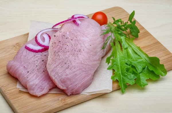 Bife de peru cru — Fotografia de Stock