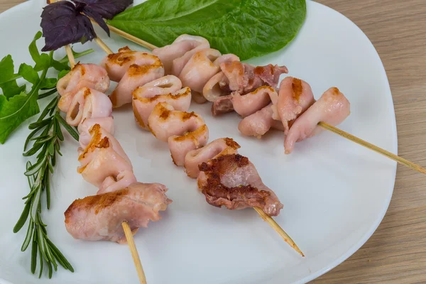 Gegrillter Tintenfisch — Stockfoto