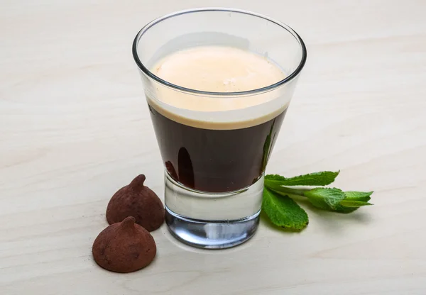 Espresso con caramelo —  Fotos de Stock