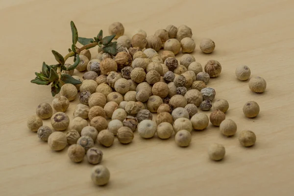 Semillas de pimienta blanca — Foto de Stock