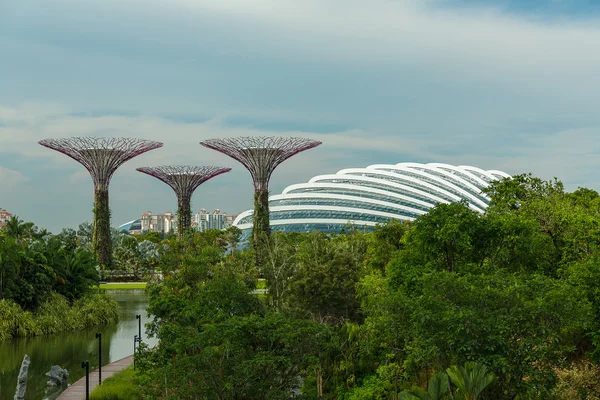 Jardines junto a la bahía — Foto de Stock