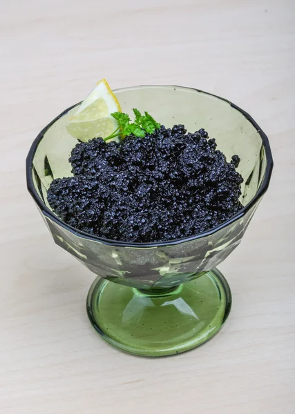 Svart kaviar — Stockfoto