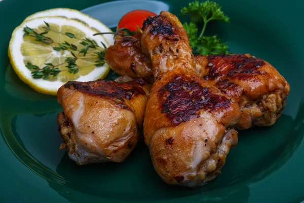 Roasted chicken legs — Stock Photo, Image