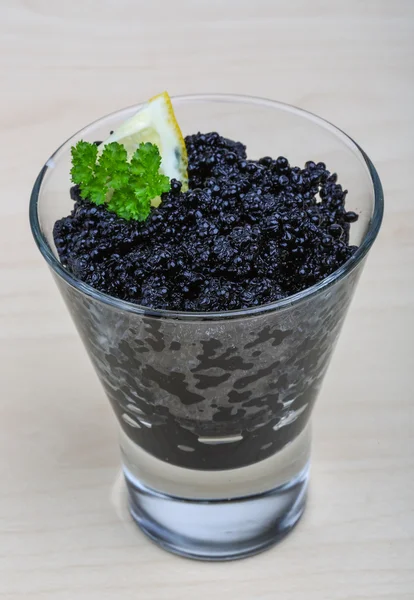 Schwarzer Kaviar — Stockfoto