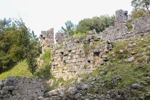 Ruinas de Phaselis en Turquía — Foto de Stock