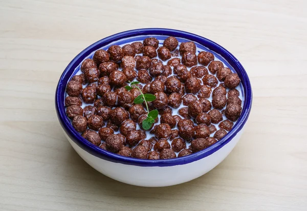 Bolas de cereales de chocolate — Foto de Stock