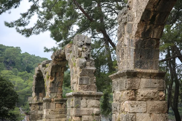 Phaselis harabelerini Türkiye'de — Stok fotoğraf