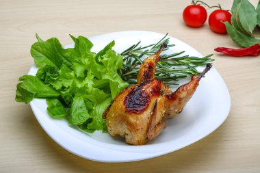 kavrulmuş bıldırcın