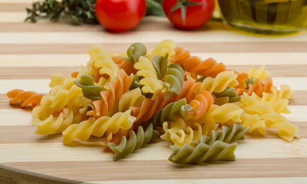 원시 fusilli 파스타 — 스톡 사진