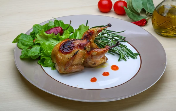 Roasted Quail — Stock Photo, Image