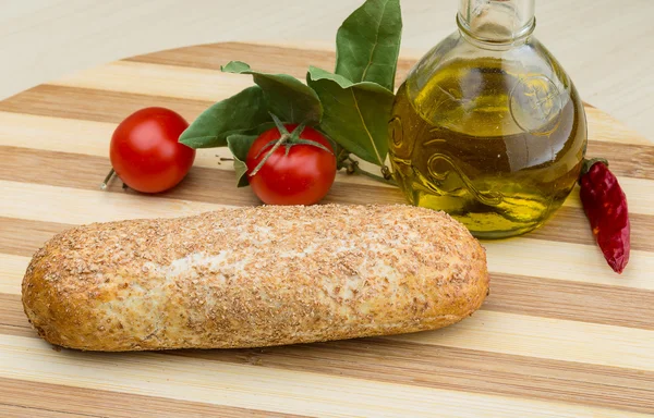 Bröd - limpa med frön — Stockfoto