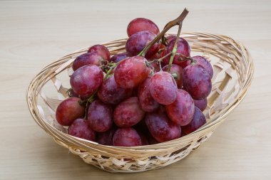 Olgun kırmızı üzüm