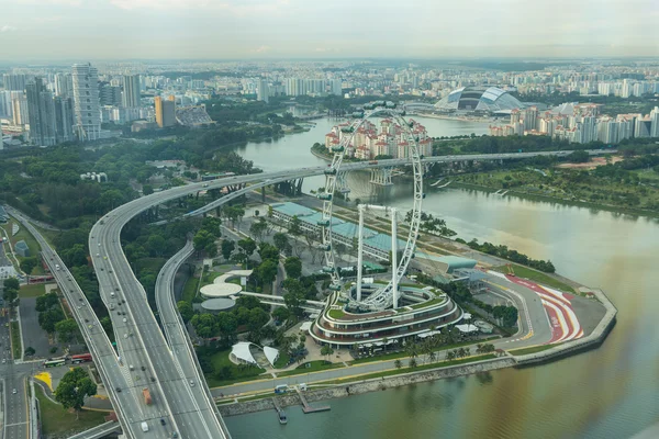 View of Singapore city skyline — Stock Photo, Image