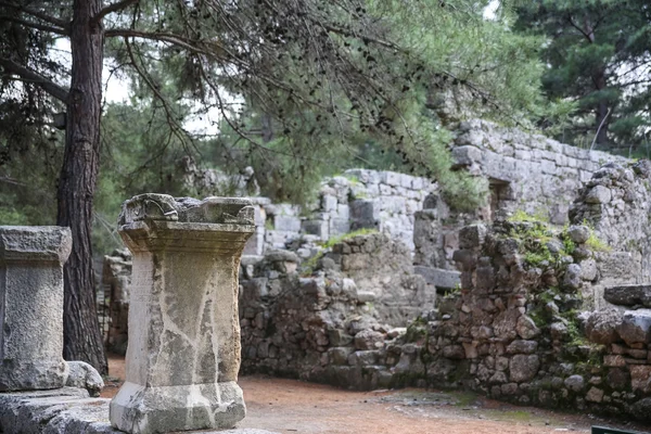 Phaselis ruínas em peru — Fotografia de Stock