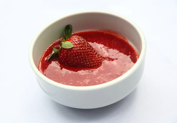 Strawberry puree — Stock Photo, Image